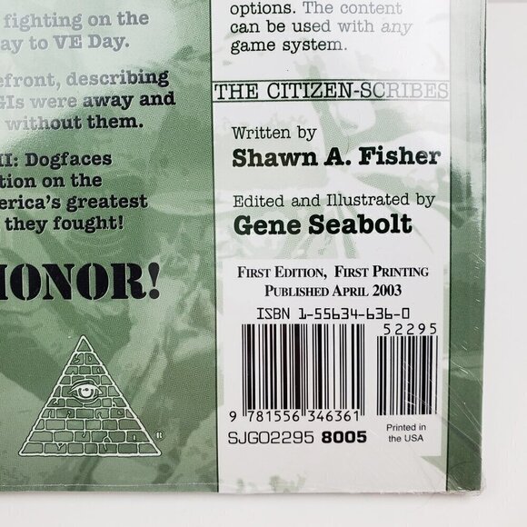 GURPS WWII Dogfaces Fisher Steve Jackson Games RPG Book First Edition 2003 - Picture 5 of 7